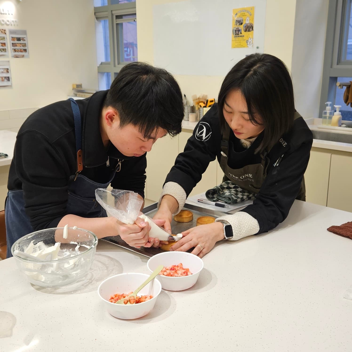 소수 정예 밀착 수업 모습