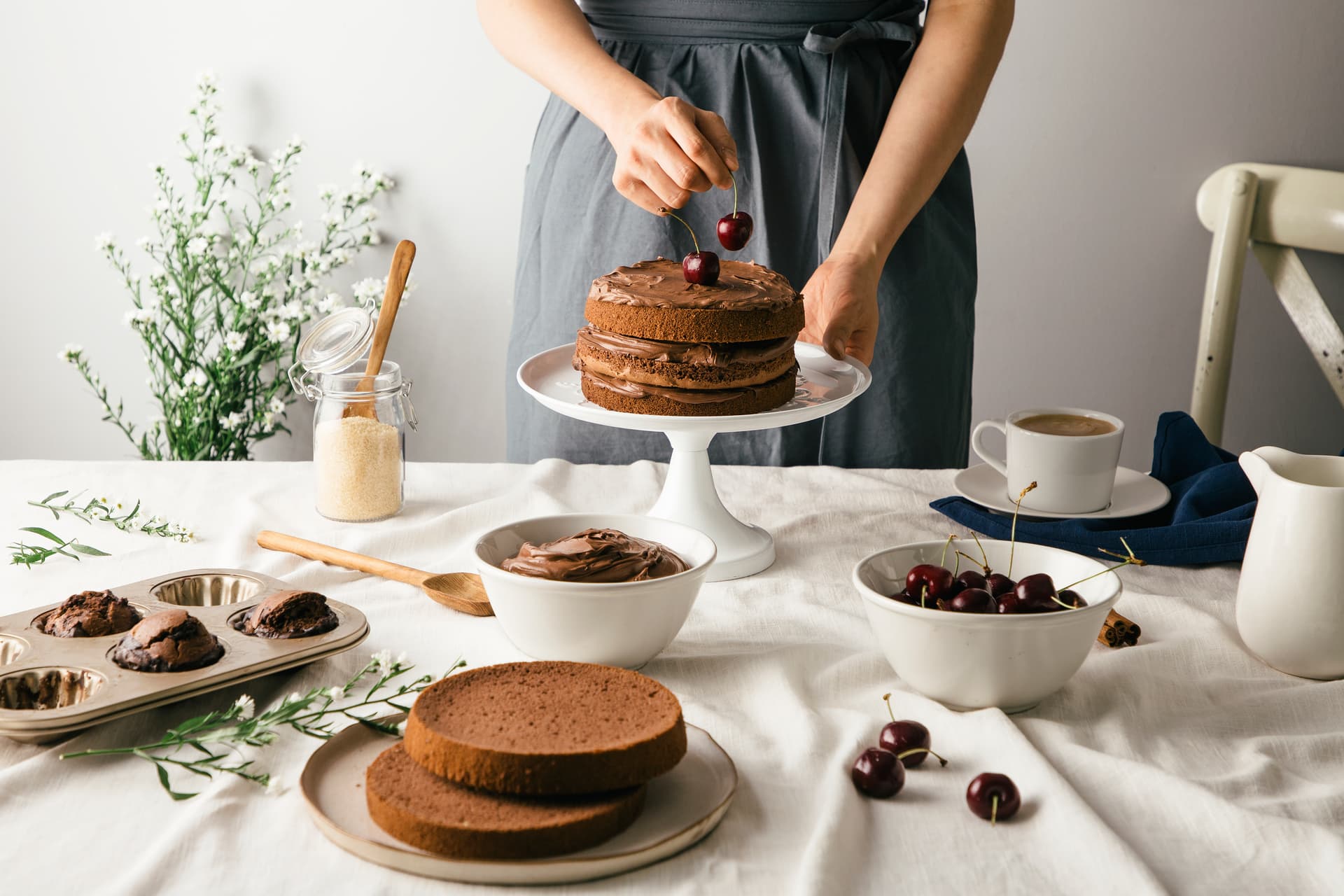 케이크 디자인 배경 이미지